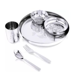 6 Pieces Stainless Steel Dinner Set