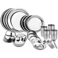 Stainless Steel Dinner Set